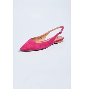 Pink Matiko sling-back flats